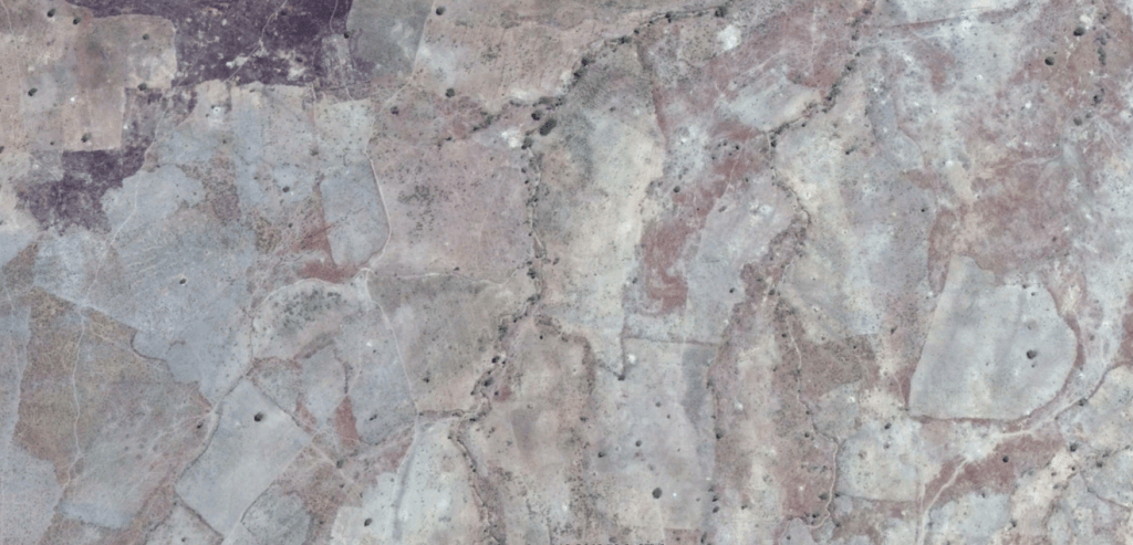 Image showing Minawao, Cameroon. A barren landscape becomes a city