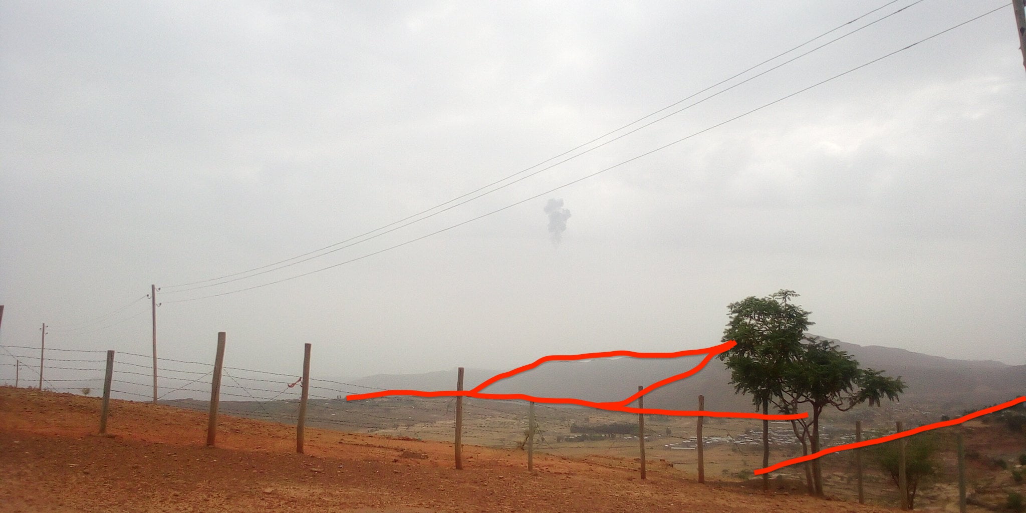 Image showing The first location, firmed up