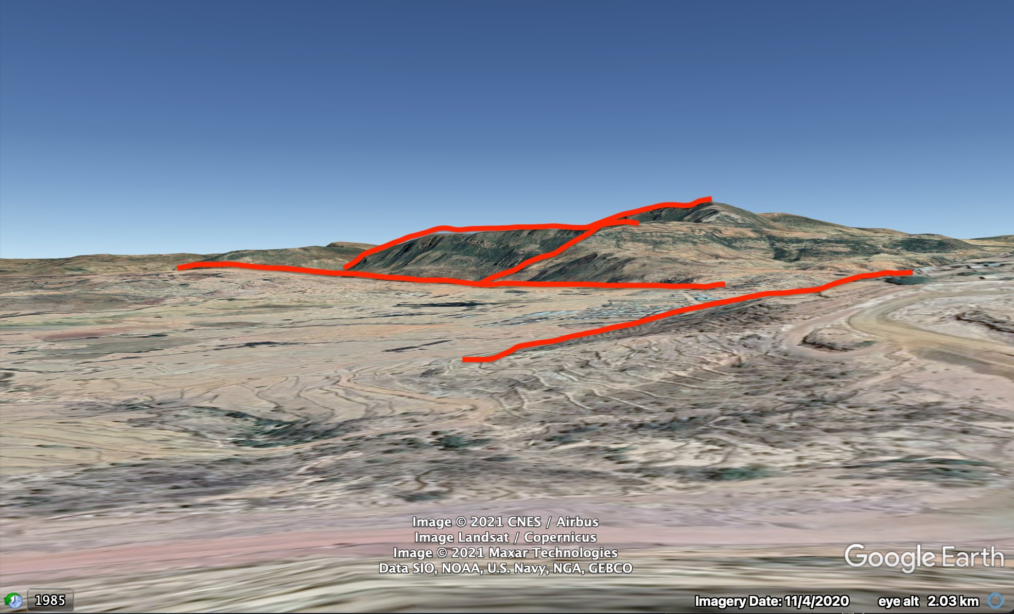 Image showing The first location, firmed up