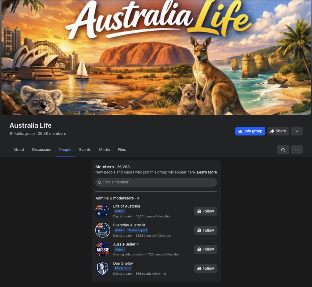 Screenshot showing The same administrator set across both groups (1 of 2)