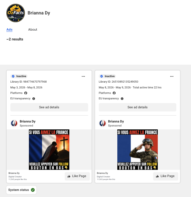 Image showing Flags, soldiers, landmarks, and a follow instruction (1 of 5)